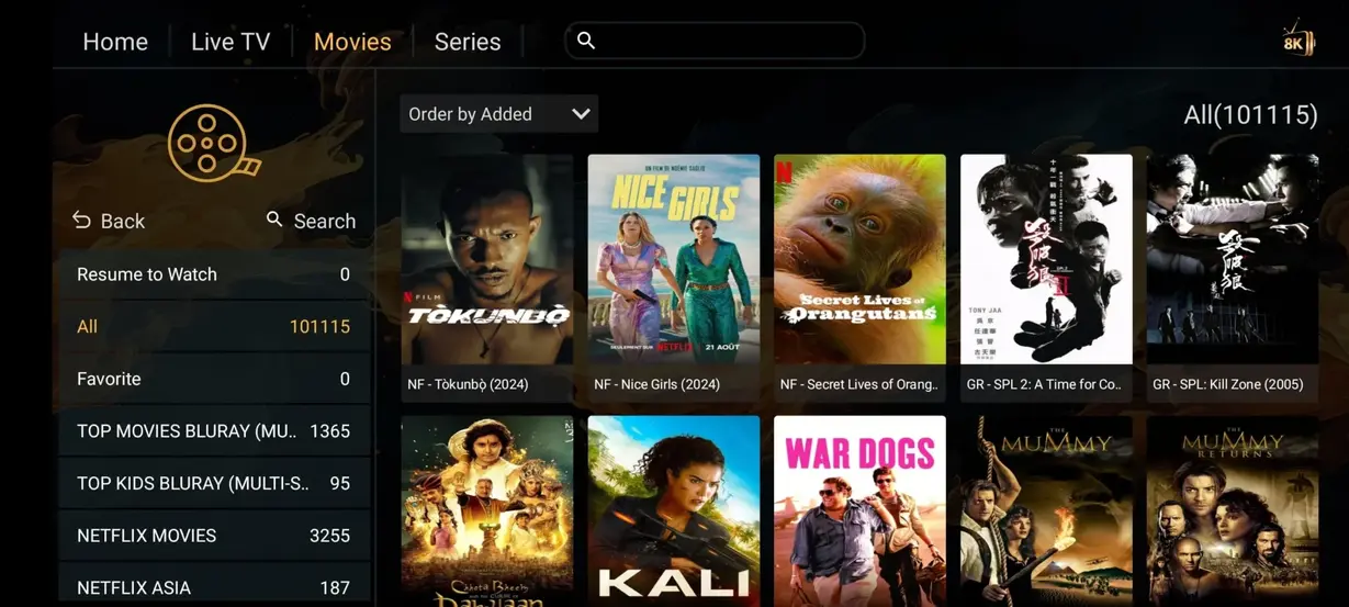 VocoTV IPTV preview screen 5