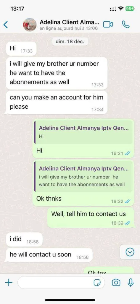 VocoTV IPTV WhatsApp setup 5
